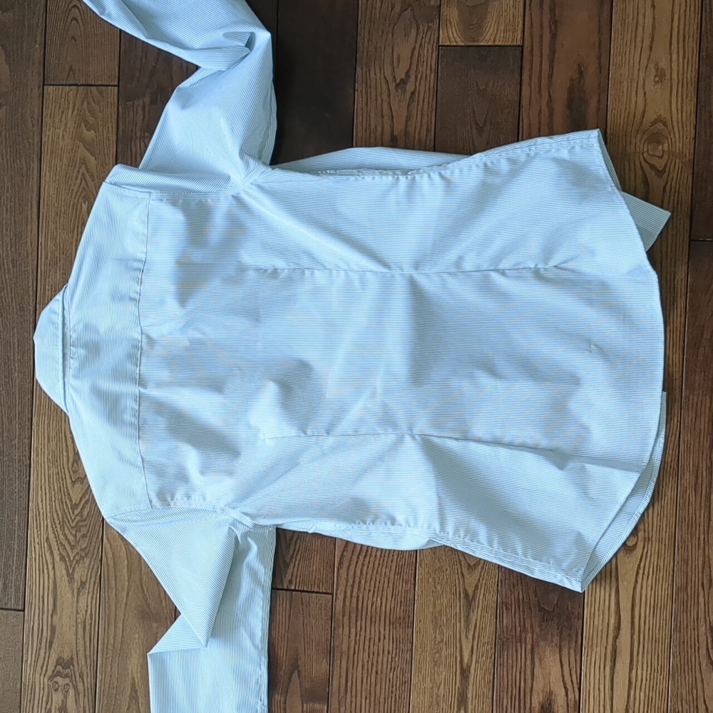 NWT Pinstripe Button-Up - Picture 3 of 3